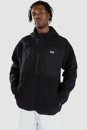 Mountain Hardwear HiCamp Fleece Hættetrøje med lynlås sort