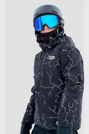 Quiksilver High In The Hood Printed Kids Jakke sort