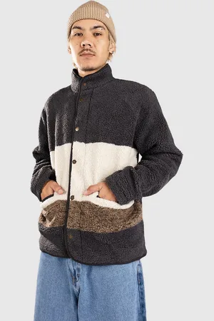 RVCA Westwood Snap Fleecejakke brun