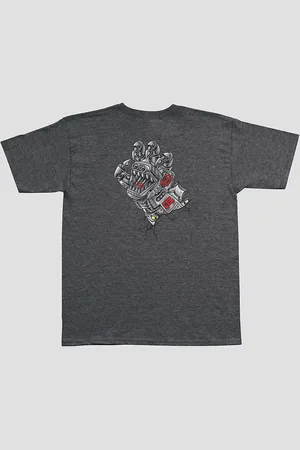 Santa Cruz X Godzilla Mecha Hand Kids T-shirt grå