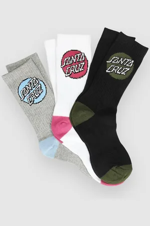 Santa Cruz Pop Dot 3 Pack Strømper mønster