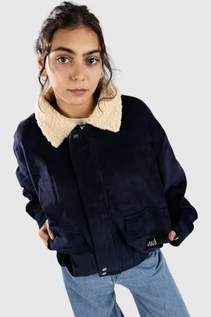 Blue Tomato Fat Cord Bomber Jakke blå