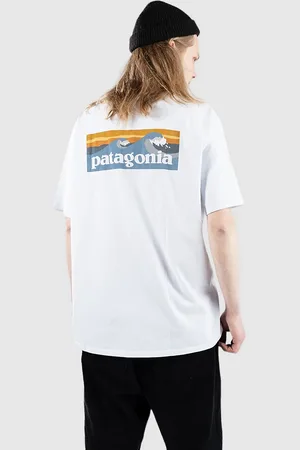 Patagonia Boardshort Logo Pocket Responsibili T-shirt hvid