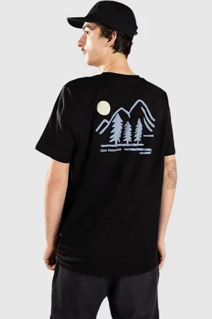 Coal Mountainscape 2.0 T-shirt sort