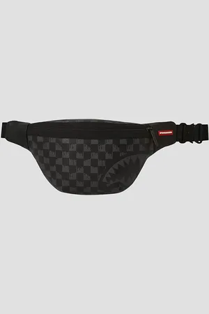 Sprayground Hangover Grey Check Savvy Cross-Body Taske sort