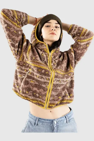Dravus Vista Cozy Fleece Hættetrøje med lynlås mønster