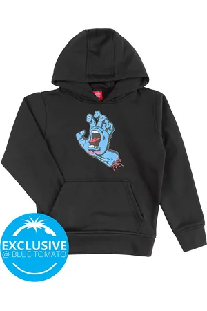 Santa Cruz Screaming Hand Hættetrøje Kids Hættetrøje sort