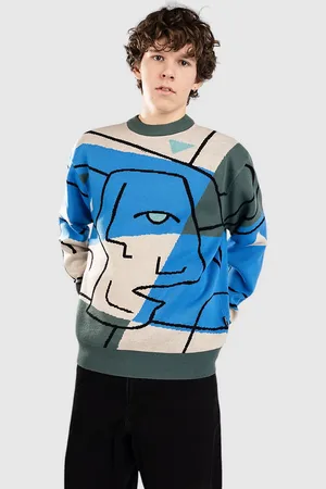 Blue Tomato Graphic Knit Pullover mønster