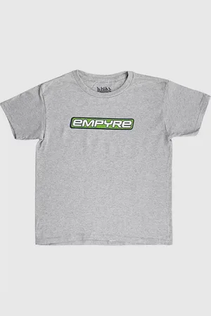 Empyre Retro Logo Kids T-shirt grå