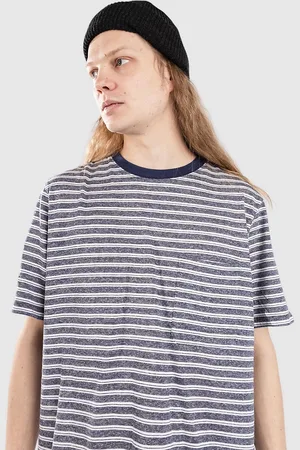 Anerkjendt Akkikki Cot/Linen Stripe T-shirt mønster
