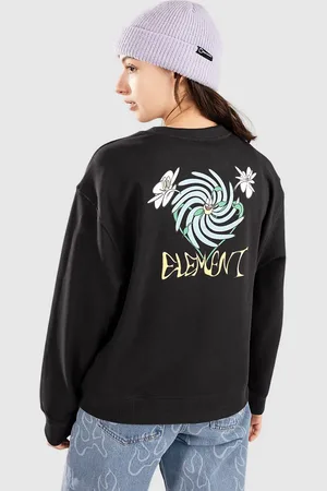 Element Swirl Flower Cr Sweater sort
