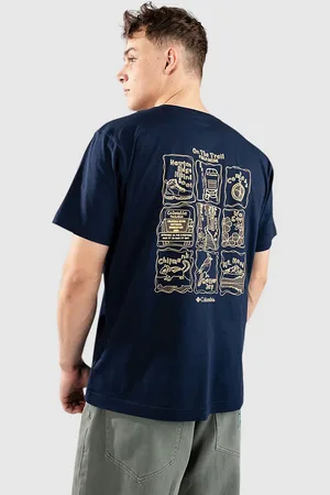 Columbia Kettle River Back Graphic T-shirt blå
