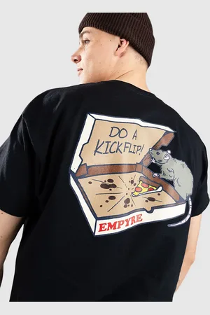 Empyre Pizza Rat T-shirt sort