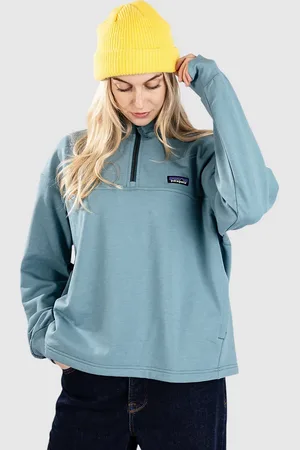 Patagonia Ahnya Hættetrøje med lynlås blå