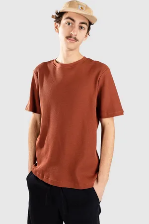 Anerkjendt Akkikki Waffle T-shirt orange