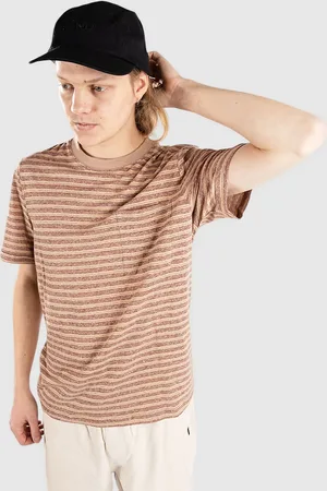 Anerkjendt Akkikki Cot/Linen Stripe T-shirt mønster