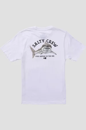 Salty Crew Lurking Kids T-shirt hvid
