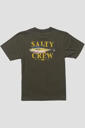 Salty Crew Yellowfin Kids T-shirt grøn