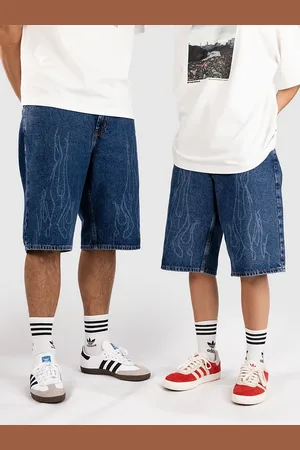 BEYOND Jeans Shorts blå