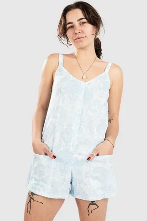 Rhythm Jean Paisley Romper Flyverdragt blå