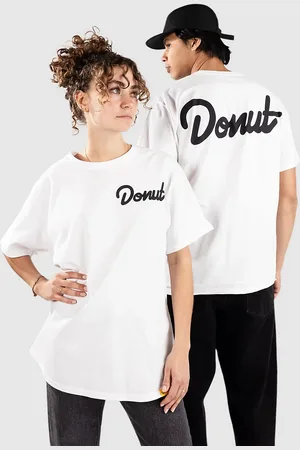 Donut Og Logo T-shirt hvid