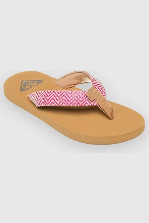 Roxy Rg Porto Raffia Kids Sandaler rød