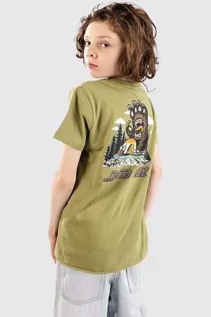 Santa Cruz Screaming Grizzly Kids T-shirt grøn