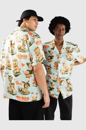 The Dudes Wasted Dudes Pistachio Hawaiian Skjorte mønster