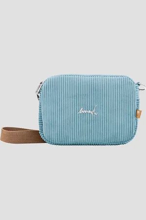 Ementa SB Fluffy Signature Cord Taske blå