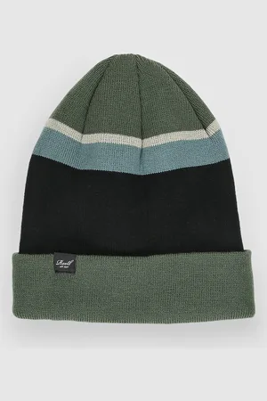 Reell Striped Beanie grøn