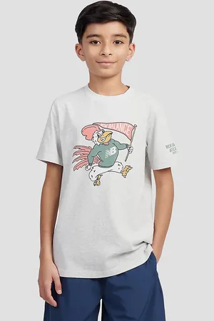 New Balance Mascot Athletics Kids T-shirt grå
