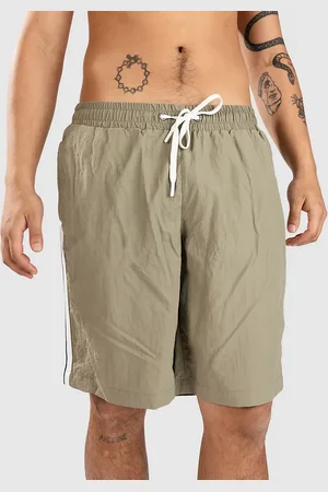 Urban classics Patched Stripe Boardshorts grøn