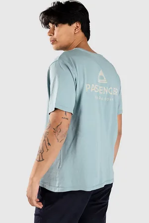 PASSENGER Recycled Cotton T-shirt blå