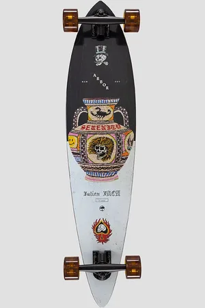 Arbor Artist Fish Skateboard sort