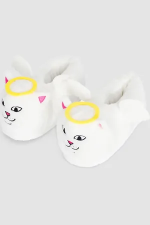 Rip N Dip Angel Plush Slippers Sandaler hvid