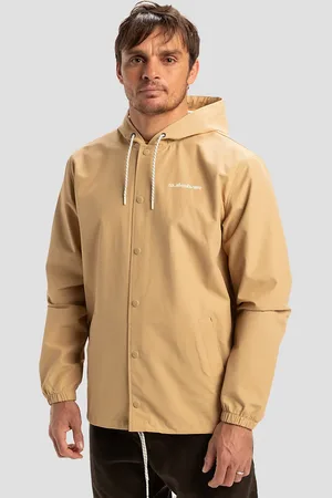 Quiksilver Rain Cloud Hooded Coach Jakke brun