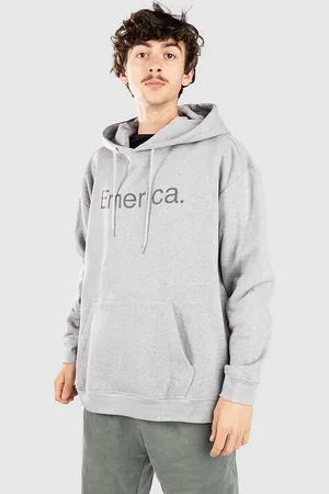 Emerica Pure Logo Hættetrøje grå