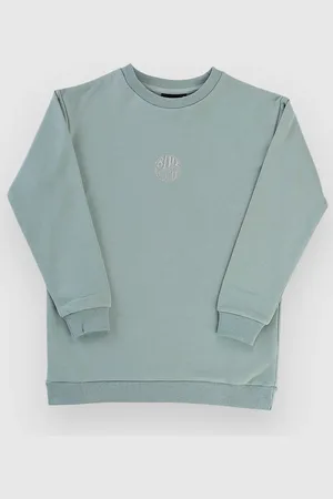 Blue Tomato Mini Logo Crew Kids Sweater grøn