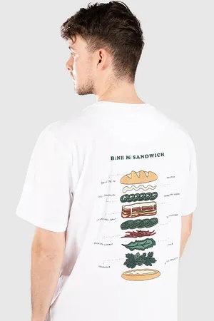 Fat Moose Bahn Mi T-shirt hvid