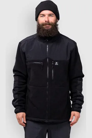 Jones Snowboards Base Camp Rec Fleecejakke sort