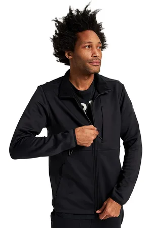Burton Multipath Fleece Hættetrøje med lynlås sort