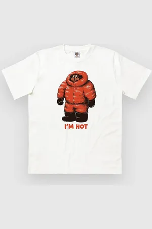The Dudes Im Hot Seasonal T-Shirt hvid