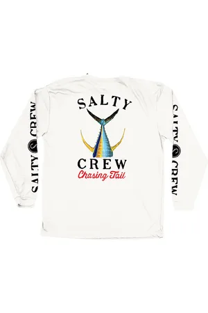 Salty Crew Tailed Rashguard Langærmet t-shirt hvid