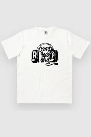 The Dudes Cant Hear Seasonal T-Shirt hvid