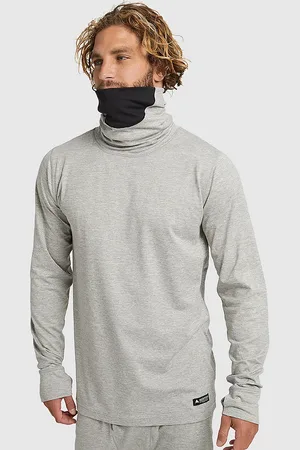 Burton Midweight Long Neck Basislag - undertrøje grå