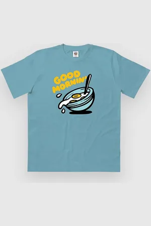 The Dudes Good Morning Seasonal T-Shirt blå