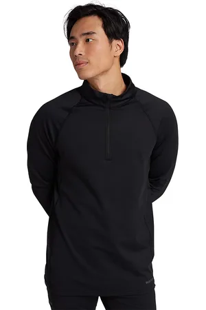 Burton Heavyweight X Quarter-Zip Basislag - undertrøje sort