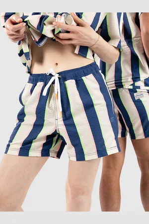 PARTY PANTS Sundays Stripe 2N1 Boardshorts brun