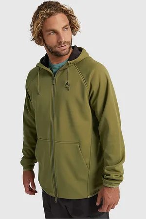 Burton Crown Weatherproof Hættetrøje med lynlås grøn