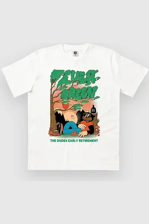 The Dudes Evergreen Seasonal T-Shirt hvid